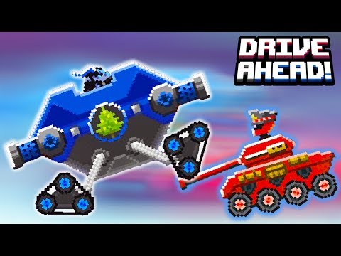 Видео: КРАМПУС ТАНКОВ НЕ БОИТСЯ! Новые БЕЗУМНЫЕ ЗАДАНИЯ в Мультяшной игре для детей DRIVE AHEAD