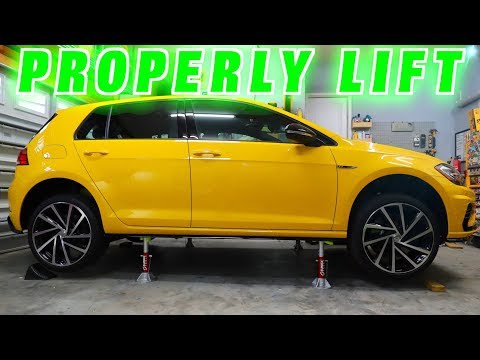 Видео: Как правильно поднять автомобиль на 4 домкратах