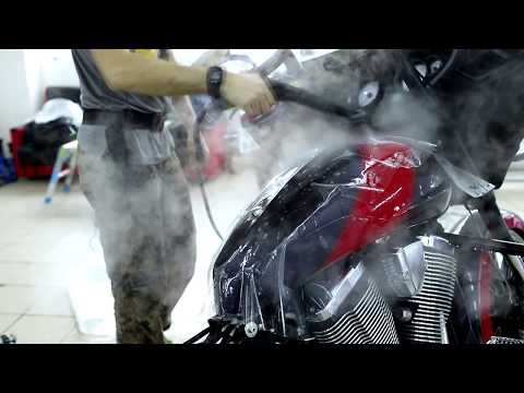 Видео: Оклейка бака на мотоцикле Victory Magnum X-1. #Мото #Детейлинг