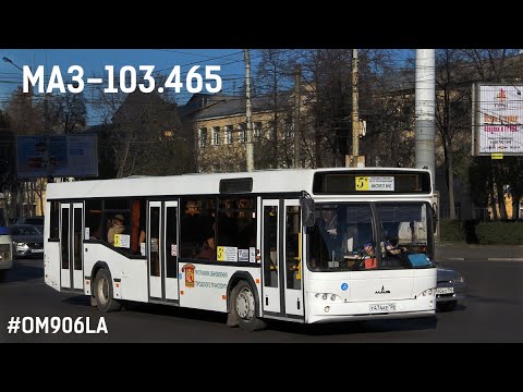 Видео: МАЗ-103.465 (OM906LA III/2 - Voith DIWA D851.3E)