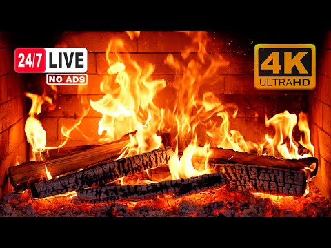 Видео: 🔥 Камин без рекламы. Уютный камин 4K Ultra HD