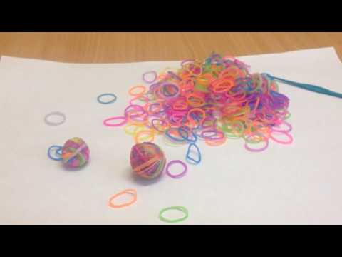 Видео: Мячик-попрыгунчик из резинок