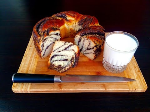 Видео: БРИОШЬ. Очень ВКУСНАЯ! и ПЫШНАЯ французская БРИОШЬ (brioche) с МАКОМ!