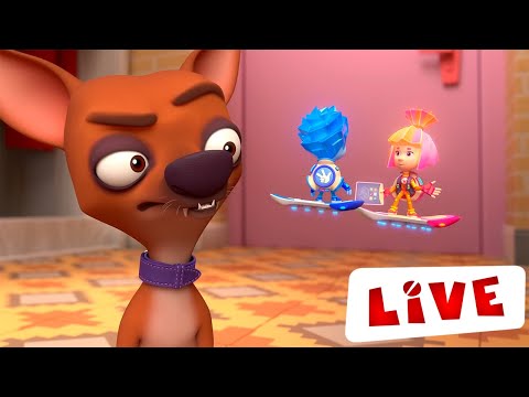 Видео: 🔴 LIVE ФИКСИКИ! 🎬Фиксики шалят 🎬