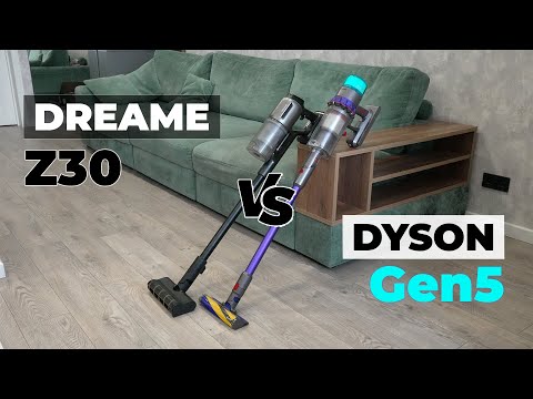 Видео: Сравнение Dreame Z30 и Dyson Gen5 Absolute Detect✅ Какой вертикальный пылесос лучше?!🏆 Все отличия✔️