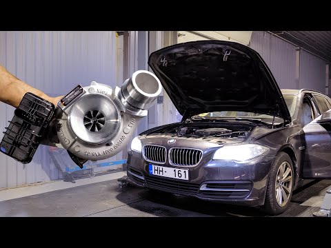 Видео: Замена турбины B47, заводская реставрация GARRETT. BMW F11 520D