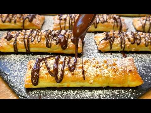 Видео: У тебя есть слоеное тесто? Не только для обезьян - это бананово-шоколадное печенье просто неотразимо