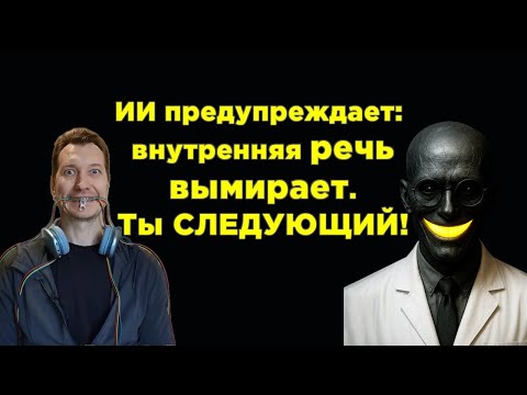 Видео: ИИ предупреждает: внутренняя речь вымирает. Ты СЛЕДУЮЩИЙ!