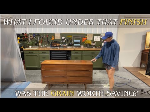 Видео: Реставрация комода середины века: что я нашёл под этой отделкой