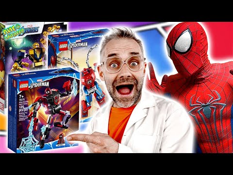 Видео: ДОКТОР ЗЛЮ И ЧЕЛОВЕК-ПАУК: ЛЕГО РОБОТ SPIDER-MAN И МАЙЛЗ МОРАЛЕС LEGO MARVEL! @BETSHOT_