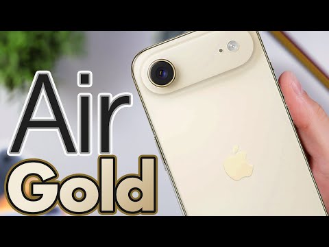 Видео: Он идеален! Распаковка и впечатления от светло-золотистого iPhone Air!