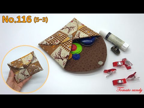 Видео: Quilt No.116 (5-3) Чехол для Швейных Аксессуаров, Проект Сумки для Швейных Инструментов Часть 3.