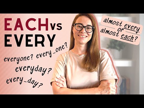 Видео: Самый полный гид по each и every | Сходства и различия each и every