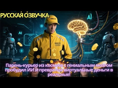 Видео: Парень-курьер из космоса с гениальным мозгом пробудил ИИ и превратил виртуальные деньги в реальные!
