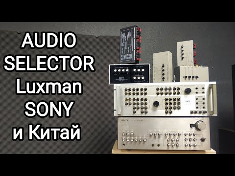 Видео: AUDIO SELECTOR компонентные и акустические, начало, со временем будут больше и жирнее предложения