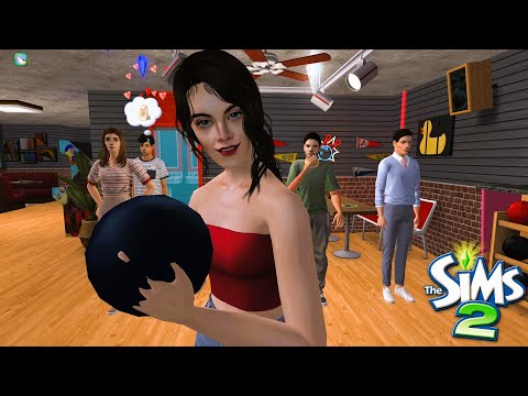 Видео: 👨‍👩‍👦‍👦74🎳Семейный боулинг🎶Семейка Пэппер🌕Уютный Sims 2🌆