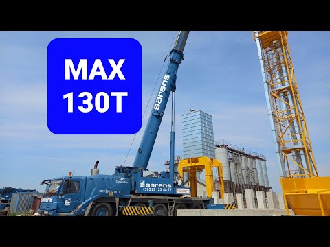 Видео: Автокран GROVE GMK5130-2.Обзор.