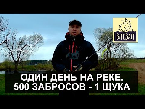 Видео: 500 забросов - 1 щука. Один день на реке в поисках щуки с Graphiteleader Aspro 782ML. BiteBait