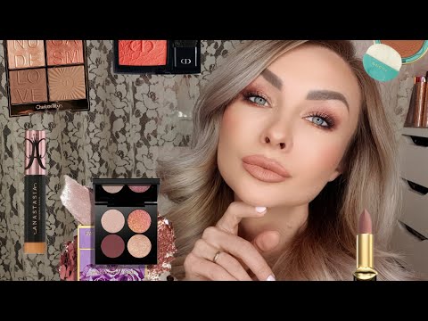 Видео: Макияж новинками косметики (Estee lauder, Patmcgrat, Gucci, Fenty beauty, Charlott Tilbury, ABH...)