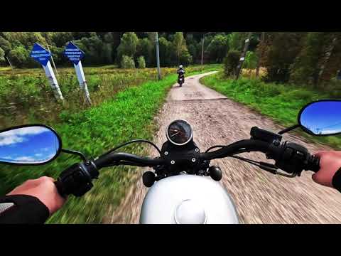 Видео: Harley Davidson Sportster 1200 и Kawasaki Versys 650 в Клёново Часть 3  Поворот не туда.