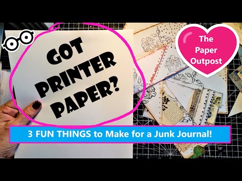 Видео: ЕСТЬ БУМАГА ДЛЯ ПРИНТЕРА? 3 забавные идеи для создания журнала-мусорщика! :) Бумажный форпост! :)
