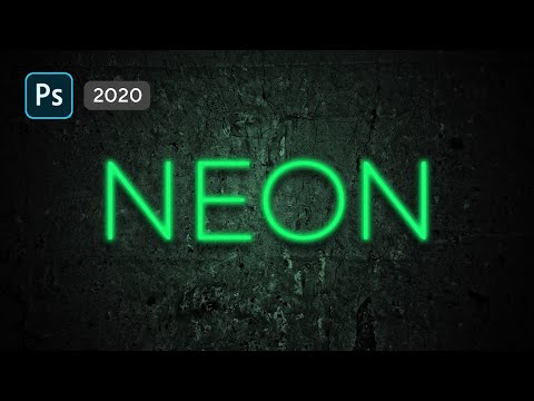Видео: 🔥Как сделать неоновый текст в Фотошопе и применить неоновую обводку