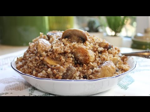 Видео: Лучшие гарниры.Гречка жареная с грибами.Как вкусно приготовить гречку