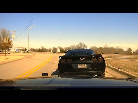 Видео: Самые безумные полицейские погони на Corvette — снято на видеорегистратор