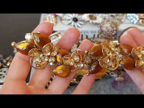 Видео: Продовження розпаковки лота з вінтажним ломом! Прикраси із Америки.