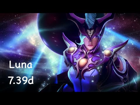 Видео: Luna 7.39d gameplay. Гайд на Луну от 9к керри