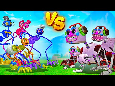 Видео: СЕМЬЯ ДЛИННЫЕ НОГИ VS СЕМЬЯ ДИДЖЕЕВ В ГАРРИС МОД! ПОППИ ПЛЕЙТАЙМ VS ФНАФ 9 БИТВА СЕМЕЙ В Garry`s Mod