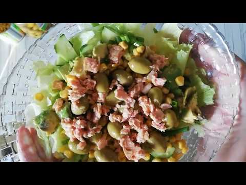 Видео: Салата с риба тон