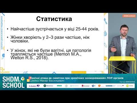 Видео: Панічні атаки як симптом при хронічних захворюваннях ЛОР-органів