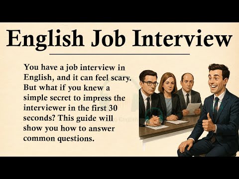 Видео: Вопросы и ответы на собеседование на английском языке || 🧠Изучайте английский через истории, уров...