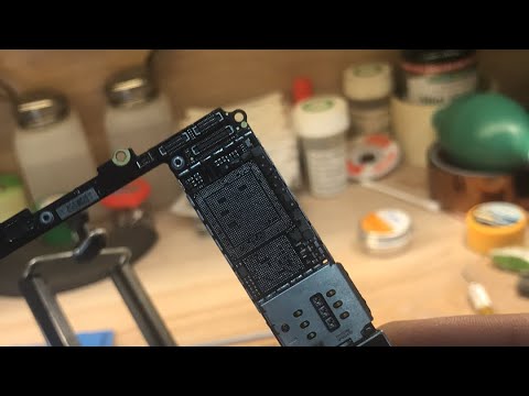 Видео: Ремонт IPhone 7plus перекидка процессора A10