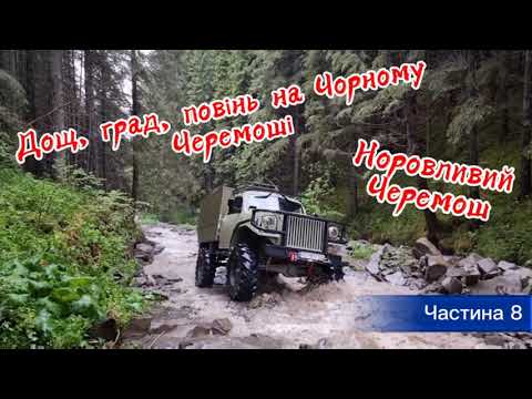 Видео: Карпати. Друзі. Вихідні. Частина 8. Дощ, град, повінь на Чорному Черемоші.