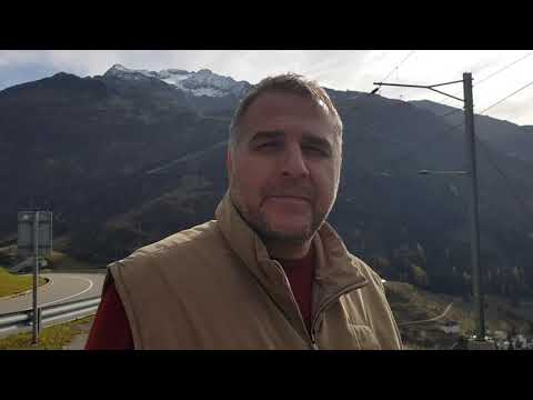 Видео: Андерматт вид с верху. кантон Ури. Швейцария.
