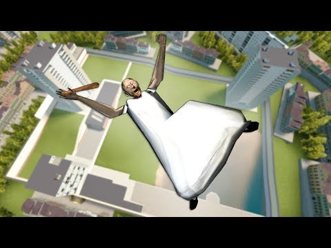 Видео: Granny: Рэгдолл Прыжки и Падения [GMOD] - Серия 12