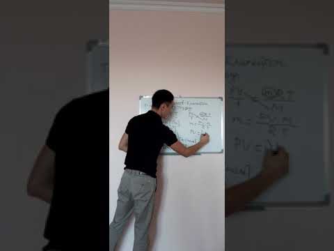 Видео: Менделеев-Клапейрон теңдеуі