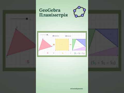 Видео: Курс "GeoGebra. Планіметрія"