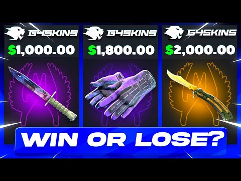 Видео: G4SKINS $4000.00 БИТВА! – ПРОМОКОД G4SKINS