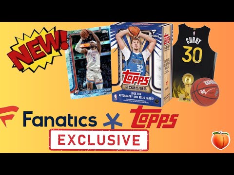 Видео: ❕НОВЫЙ ФОРМАТ❗️ Эксклюзивные коробки Fanatics 🏀 Баскетбол Topps NBA 2025/26