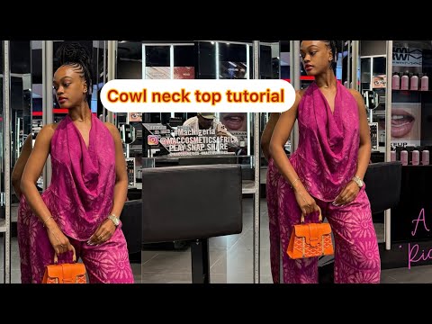 Видео: Сделай сам/как сделать этот топ с воротником-хомутом за 10 минут