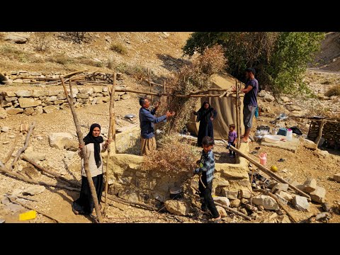 Видео: Кочевая жизнь в Иране: Конец кочевой жизни в горах 🌄 | Трудности и выживание кочевников💪
