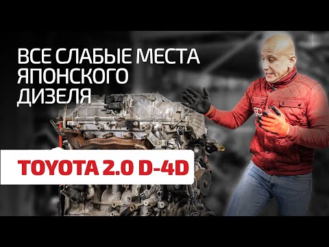 Видео: Мотор на двоечку. Откуда столько проблем в дизеле Toyota 2.0 D-4D (1AD-FTV)?