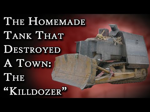 Видео: Самодельный танк, уничтоживший город: Killdozer | Захватывающий ужас