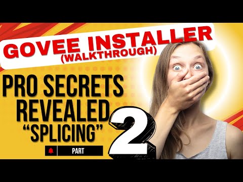 Видео: Раскрыты секреты установки Govee Pro. Часть 2: Сращивание