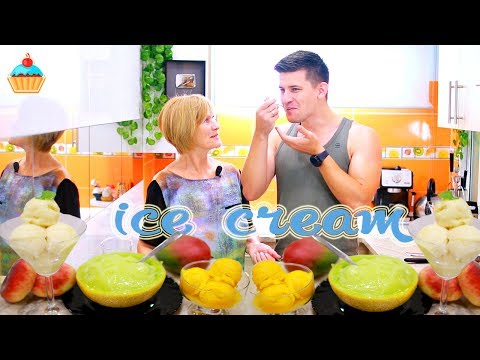 Видео: Какое мороженое вкуснее? СОРБЕТ ИЗ ДЫНИ, ПЕРСИКОВ И МАНГО. ФРУКТОВЫЙ ЛЕД.