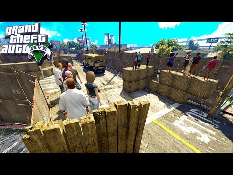 Видео: ПОЛНАЯ ЗАЩИТА БАЗЫ GROVE STREET В ЗОМБИ АПОКАЛИПСИС В GTA 5