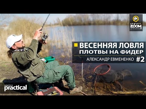 Видео: Весенняя ловля плотвы на фидер. Часть 2. А. Евмененко. Anglers Practical